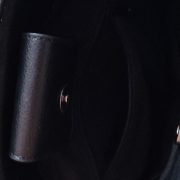 Longaberger, medium black woven leather Bag - Picture 7 of 10